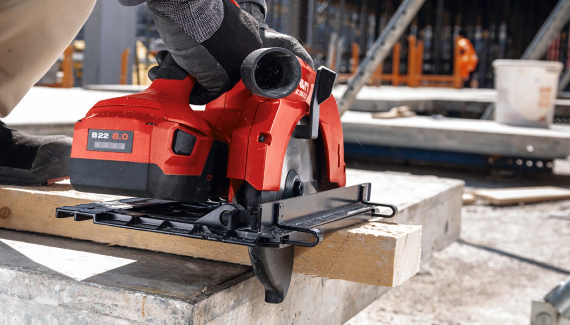Less time is required for charging with the new B22 batteries from Hilti