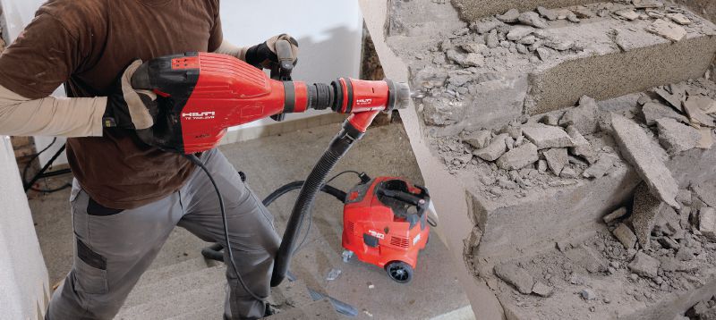 Σκαπτικό κατεδάφισης TE 700-AVR SDS-Max Ισχυρό σκαπτικό κατεδαφίσεων SDS Max (TE-Y) για καλέμισμα βαρέος τύπου σε σκυρόδεμα και τοιχοποιία, με ενεργή απορρόφηση κραδασμών (AVR) Εφαρμογές 1