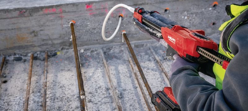 HIT-FP 700 R Ενέσιμο υδραυλικό χημικό αγκύριο Ενέσιμο υδραυλικό χημικό αγκύριο για δομικές συνδέσεις ράβδων οπλισμού με διαβάθμιση σε φωτιά Εφαρμογές 1