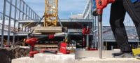 TE-YRT Εργαλείο τράχυνσης οπών Εργαλείο για τράχυνση ομαλών οπών που έχουν διανοιχθεί με διαμαντοκορώνα σε σκυρόδεμα Εφαρμογές 1