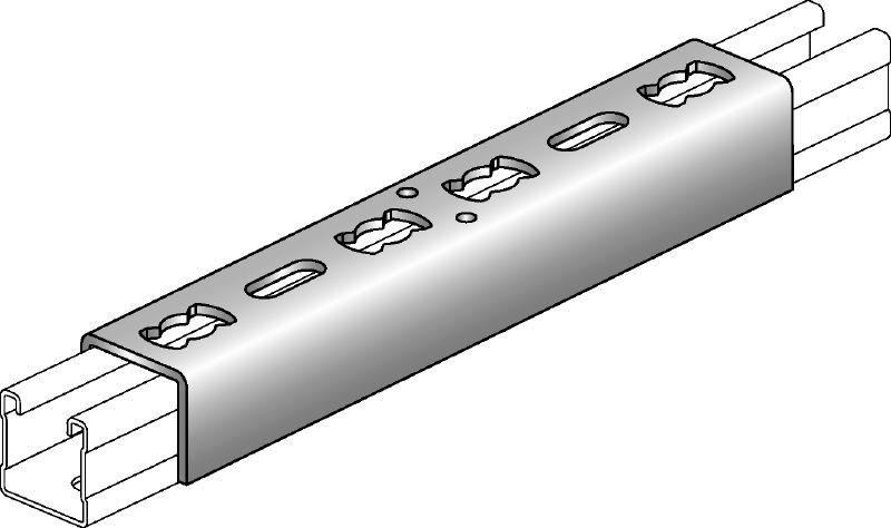 MQV Συνδετήρας καναλιού Γαλβανισμένος συνδετήρας καναλιού που χρησιμοποιείται ως διαμήκες εξάρτημα επέκτασης για κανάλια ορθοστατών MQ
