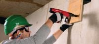 X-C P8 Καρφιά για σκυρόδεμα Μονό καρφί για στερέωση ξύλου σε σκυρόδεμα με καρφωτικά φυσιγγίου Εφαρμογές 1