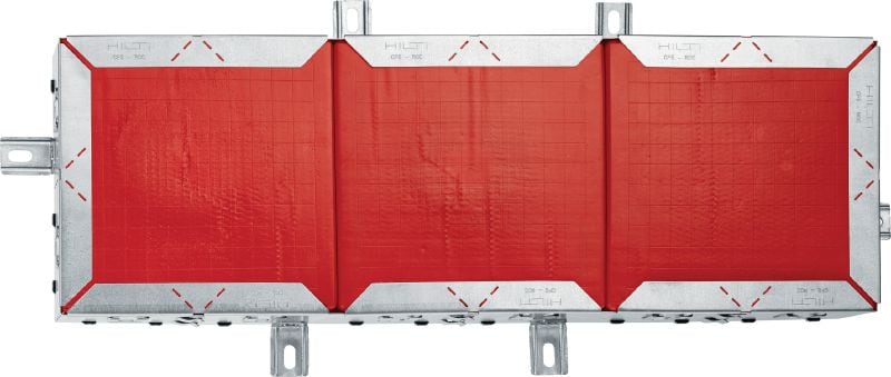 Πυράντοχο τετράγωνο κολάρο καλωδίων CFS-RCC Λύση για την ανακαίνιση σφραγισμένων καλωδίων, σχάρα καλωδίων και μεικτών περασμάτων χωρίς αφαίρεση της υπάρχουσας παλιάς πυροπροστασίας