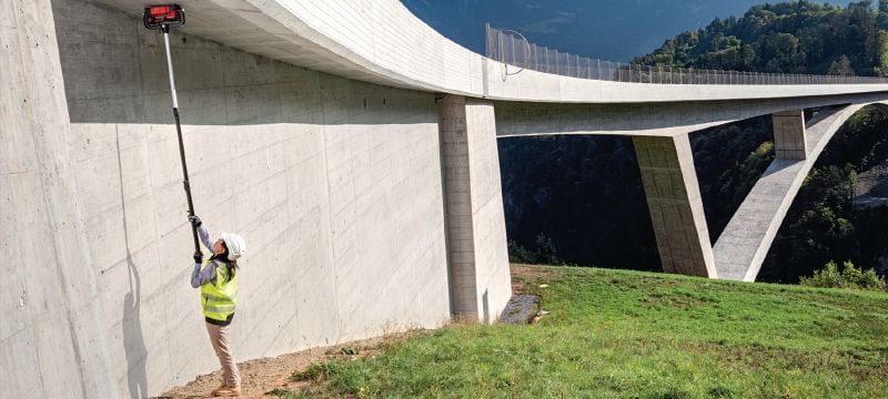 Σύστημα σάρωσης PS 300 Ανιχνευτής σκυροδέματος εντοπισμού ράβδου οπλισμού, μέτρηση του βάθους και εκτίμηση του μεγέθους σε δοκιμές αναλύσεις Εφαρμογές 1
