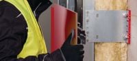 MFT-HP ράγα εξαρτήματος ανάρτησης 22,5 Ράγα ανάρτησης για τη συγκαλυμμένη προσθήκη πάνελ πρόσοψης με εξαρτήματα ανάρτησης Εφαρμογές 2