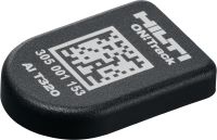 Έξυπνη ετικέτα AI T320 ON!Track Bluetooth® Ανθεκτική ετικέτα σήμανσης εξοπλισμού για παρακολούθηση της τοποθεσίας και της μεταφοράς του κατασκευαστικού εξοπλισμού στο σύστημα παρακολούθησης εργαλείων Hilti ON!Track – βελτιστοποιεί το απόθεμά σας και εξοικονομεί χρόνο στη διαχείριση