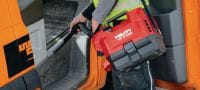 VC 5-A22 Σκούπα εργοταξίου μπαταρίας Μικρή σκούπα μπαταρίας για καθαρισμούς εργοταξίου (ξηρούς), δοχείο 3,5 λίτρων Εφαρμογές 3