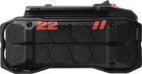 B 22-195 Μπαταρία Nuron Μπαταρία ιόντων λιθίου 22 V υψηλής χωρητικότητας για ενίσχυση της απόδοσης και του χρόνου λειτουργίας ηλεκτρικών εργαλείων Nuron μεσαίου έως βαρέος τύπου