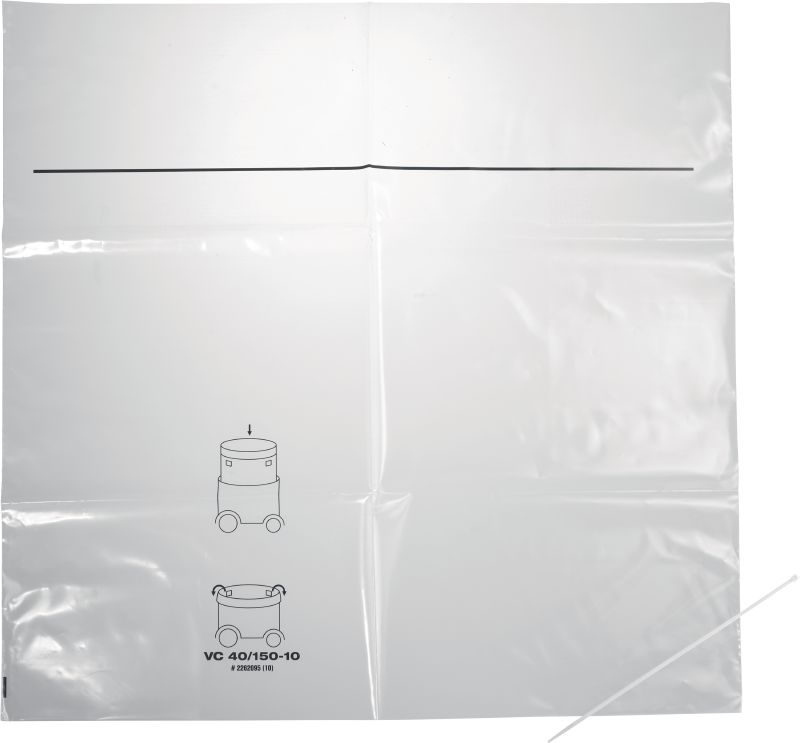 Σακούλα VC 40-X/150-10 X (10) plastic 