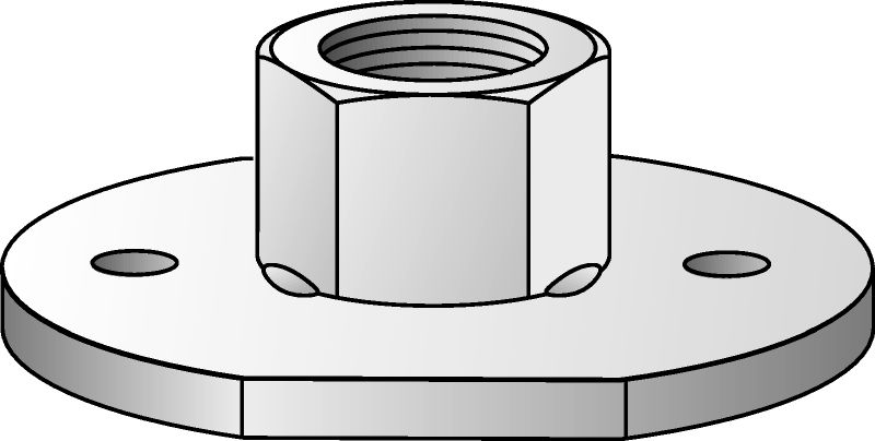 MGL 3 Γαλβανισμένη πλάκα βάσης ελαφρύ τύπου για τη στερέωση ντιζών σε περιορισμένο χώρο