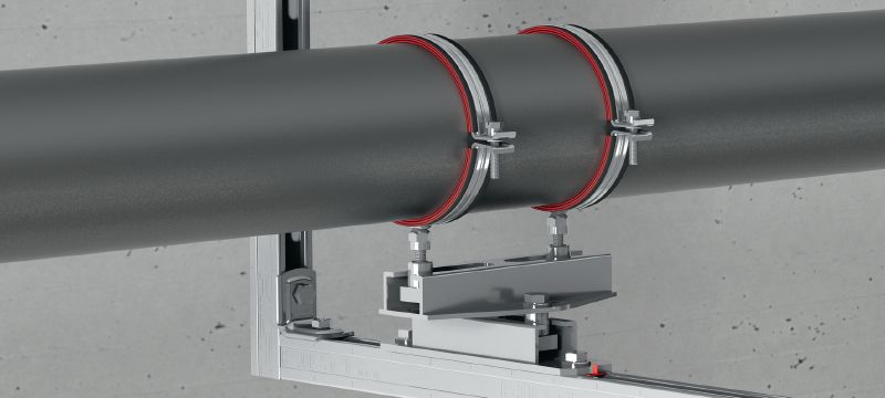 MRG-UK D6 Διπλός συνδετήρας εγκάρσιας κύλισης Γαλβανισμένος διπλός συνδετήρας εγκάρσιας κύλισης για εφαρμογές θέρμανσης και ψύξης βαρέος τύπου Εφαρμογές 1